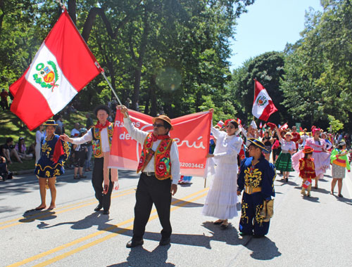 Parade of Flags at 2019 Cleveland One World Day - Peru